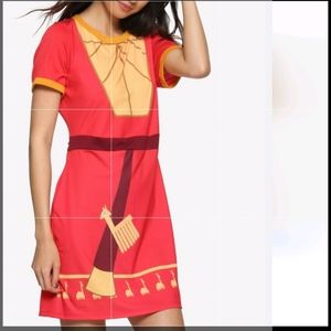 Hot Topic Disney Emperor's New Groove Kuzco Dress Size Small